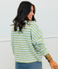 Matcha Striped Gigi Cardigan (Reg.)