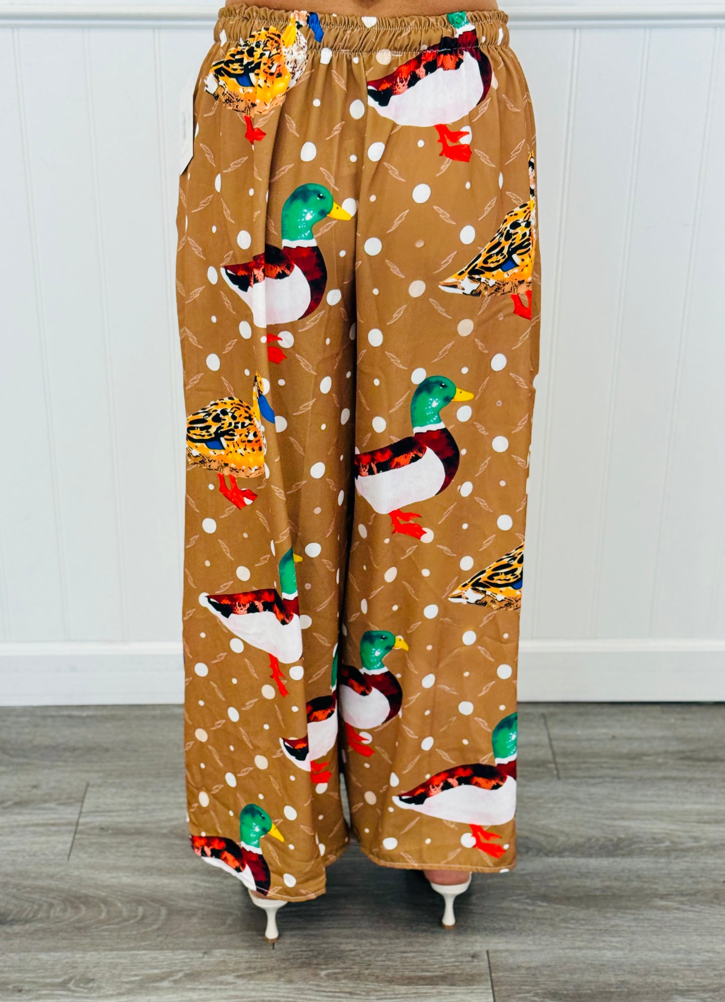 Ducks & Dots Palazzo Pants (One Size)