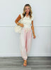 POL Pink Multi Patchwork  Pants (Reg.)
