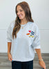 New York Taxi Embroidered Sweatshirt (Reg.)