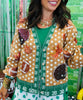 Queen Of Sparkles Polka Dot Fall Football Button Up Cardigan (Reg. and Plus)