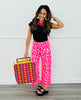 Neon Leopard Cropped Pants (Reg)-3 Colors
