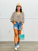 Latte Leopard Dolman Sleeve Top (Reg.)