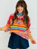 Neon Multi Textured  Knit Sweater Coverup (Reg.)