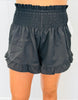 Black Sunny Strolls High Waisted Shorts (Reg. and Plus)
