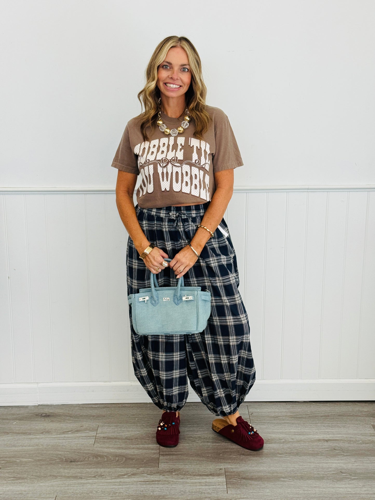 Gobble ’Til You Wobble Graphic Tee (Reg. and Plus)