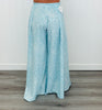 Light Blue Deer Print Palazzo Pants (Reg. and Plus)