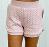Pink Blush Quilted Jacket & Short Set (Reg & Plus)