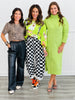Lime Turtleneck Midi Sweater Dress (Reg & Plus)