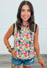 Tropic Pop Heatwave Ribbed Tank Top (Reg. & Plus)