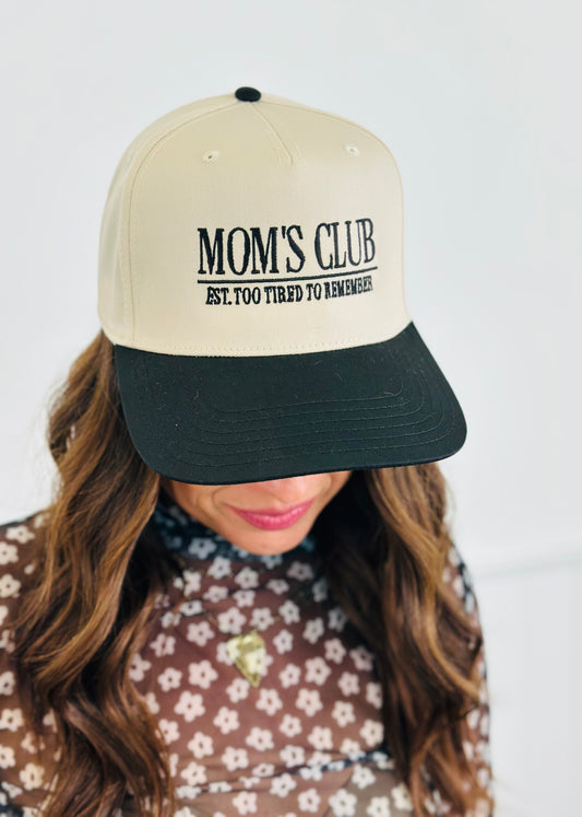 Mom's Club Natural/Black Hat