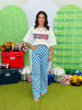 Denim Checkered Pants (Reg.)- 4 Colors