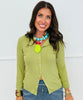 Button Up Long Sleeve Rib Knit Top (Reg.) - 5 Colors