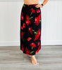 Floral Elegance Midi Skirt (Reg)