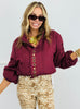 Burgundy Suede Moto Jacket (Reg.)