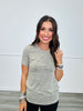 Warm Grey Melange Active Tee (Reg)