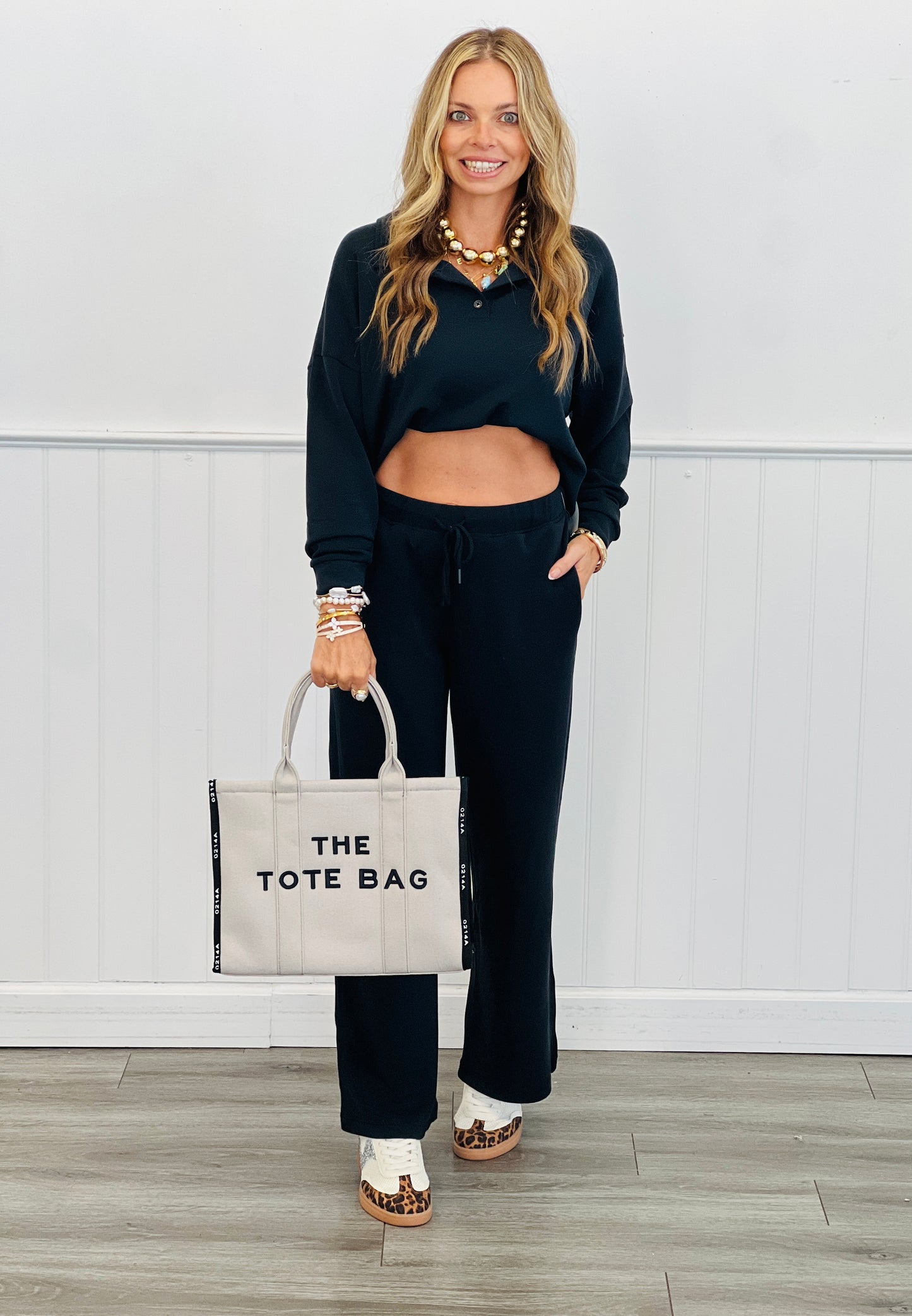 Black Laguna Luxe Pant Set (Reg.)