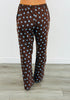 Brown Polka Dot Top & Pants Set (Reg.)