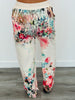 Beige Rose Drawstring Wide Leg Pants (Reg. and Plus)