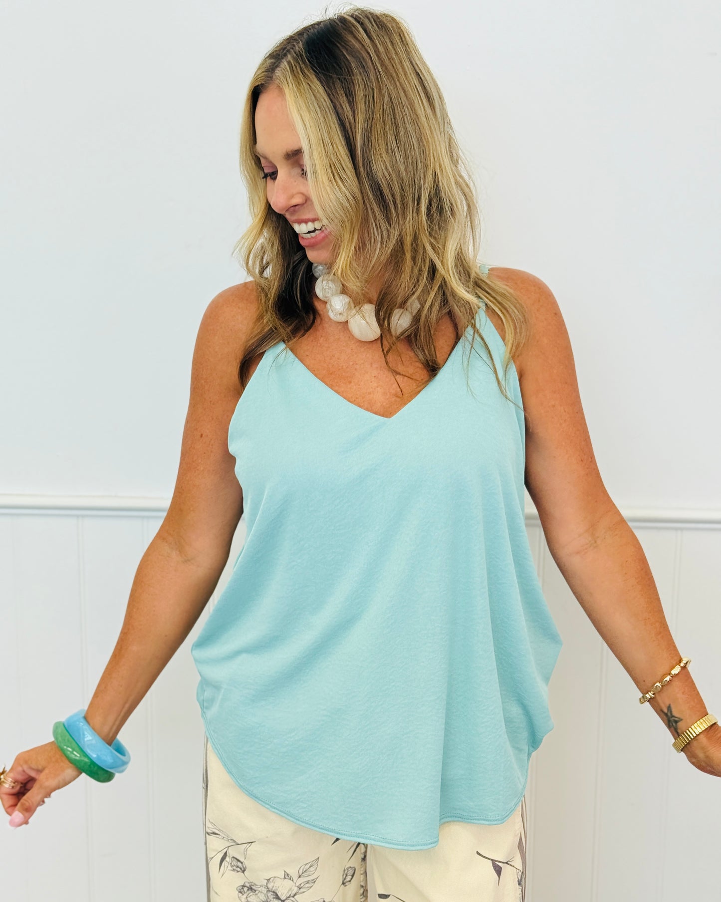 Double Layered Adjustable Tank Top (Reg.) - 3 Colors