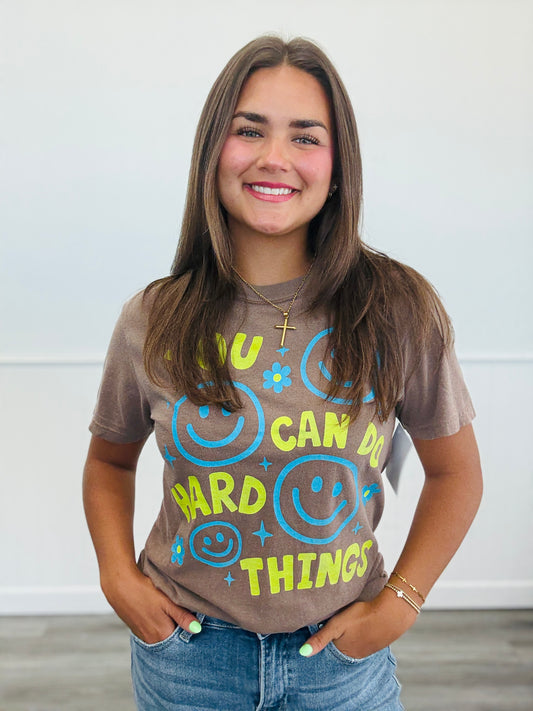 You Can Do Hard Things Tee (Reg. and Plus)