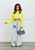 POL Denim Floral Patch Cuffed Jeans (Reg.)