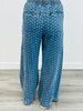 Light Denim Polka Dot Drawstring Pants (Reg & Plus)