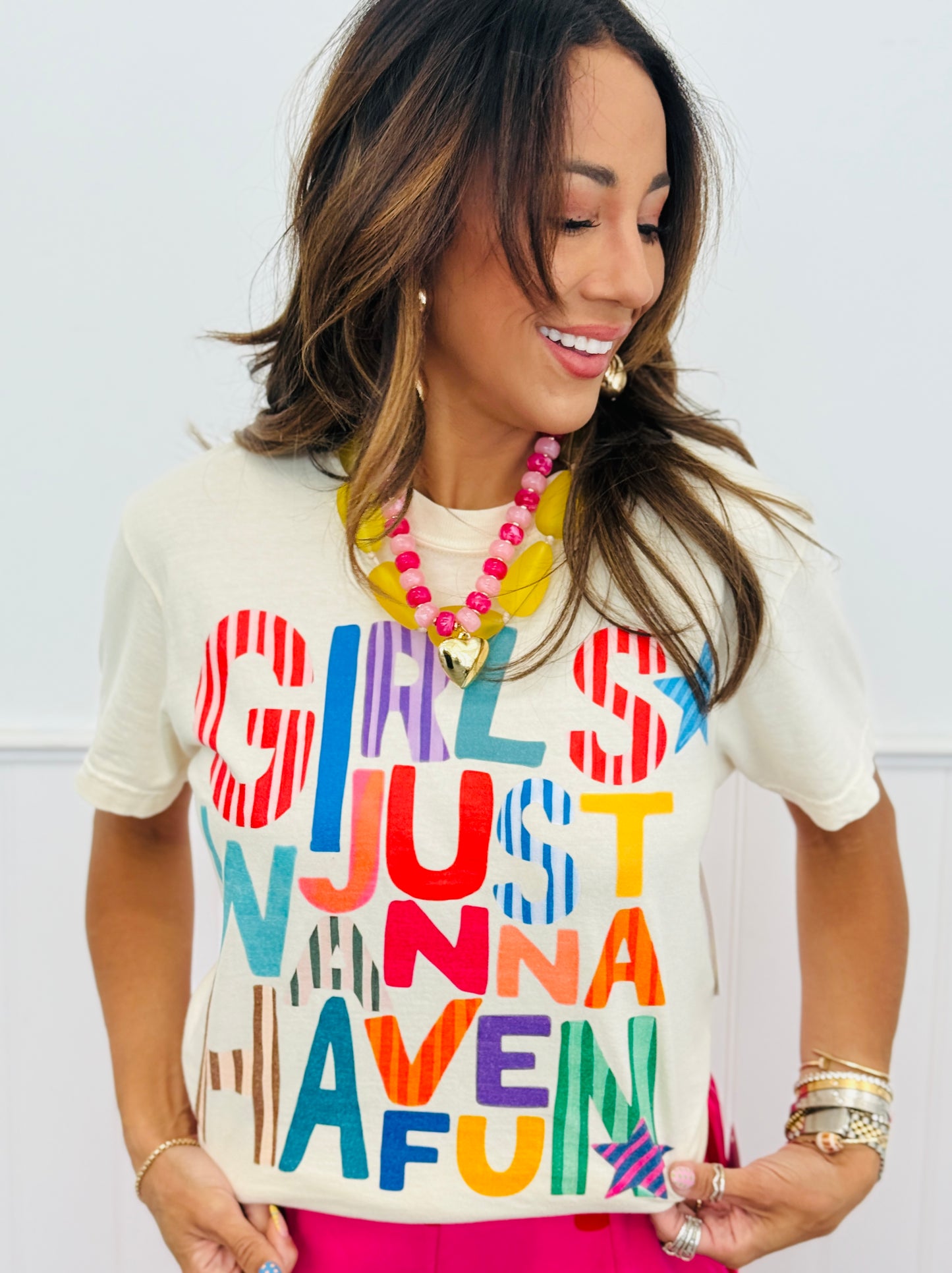 Girls Just Wanna Have Fun Tee (Reg. and Plus)