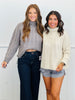 Textured Turtleneck Sweater Top (Reg & Plus)-3 Colors