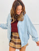 Denim Zip Up Jacket (Reg.)