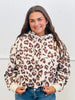 Taupe Leopard Fleece Terry Sweatshirt (Reg.)