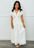 White Cressida Midi Dress (Reg.)