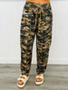 Camouflage Print Utility Barrel Pants (Reg.)