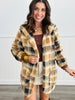 Camel Faux Fur Hooded Jacket (Reg & Plus)