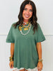 Sun Fade Pima Cotton Drape Tee (Reg.) - 5 Colors