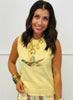 Mallard Duck Print Sleeveless Sweater Top (Reg.)