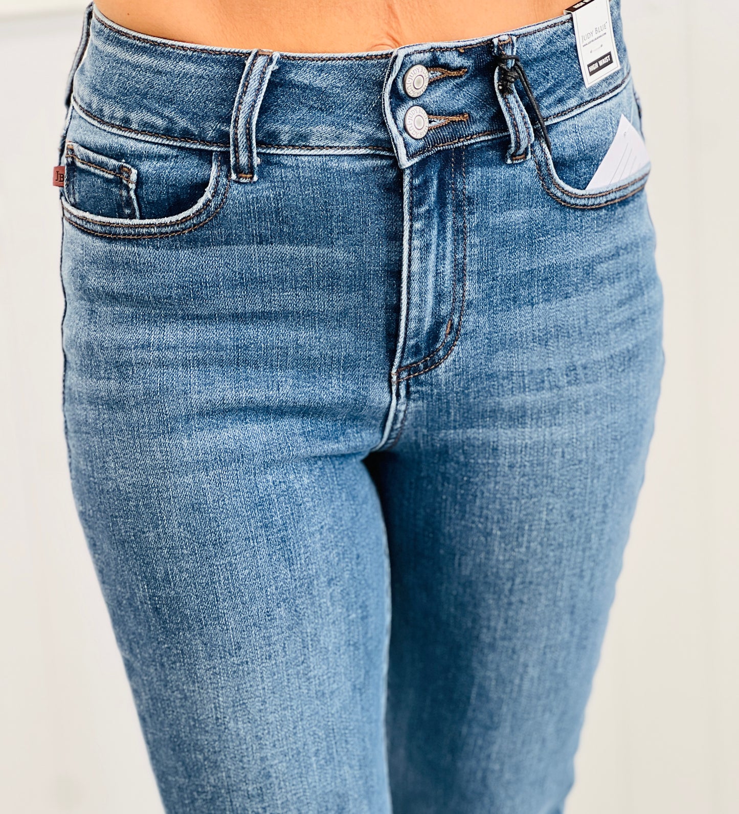Judy Blue Double The Charm Bootcut Jeans (Reg. and Plus)
