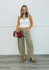 Beige Spotted Barrel Pants (Reg.)