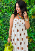 Brown Big Dot Dreams Midi Sundress (Reg.)
