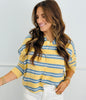 Gigi Honey Striped Cardigan (Reg.)