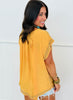 Semi Sheer Rhinestone Top (Reg. and Plus)-4 Colors