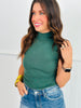 Green Sleeveless Sweater Knit Bodysuit (Reg)