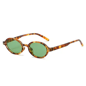 Retro Oval Color-Block Fashion Sunglasses (3 Colors)