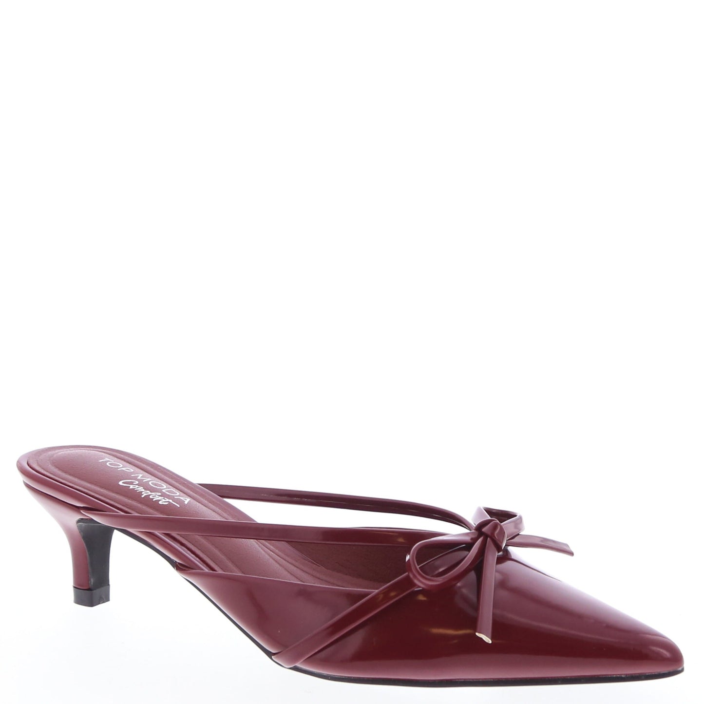 Wine Darling Step Kitten Heels