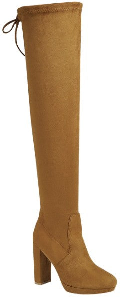 Tan Don't Let It Go Knee High Boots