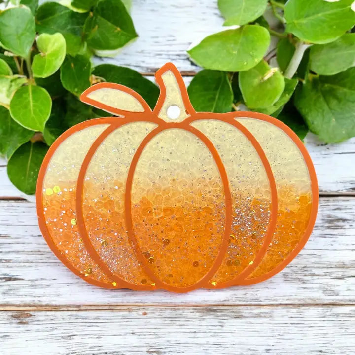 Sparkle Pumpkin Freshie - 2 Colors