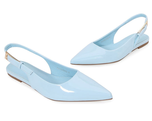 Blue Strive To Stand Out Slingback Flats