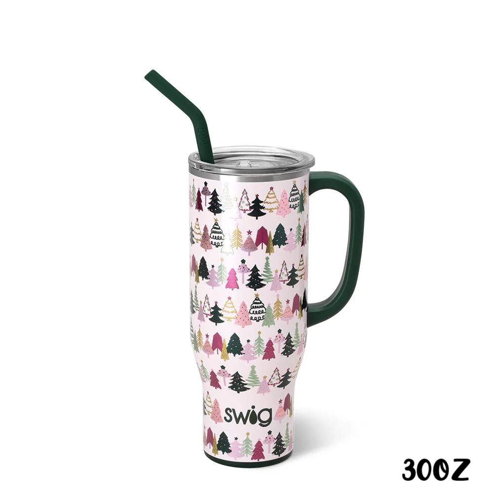 Swig Tinseled Trees Tumblers - 2 Sizes