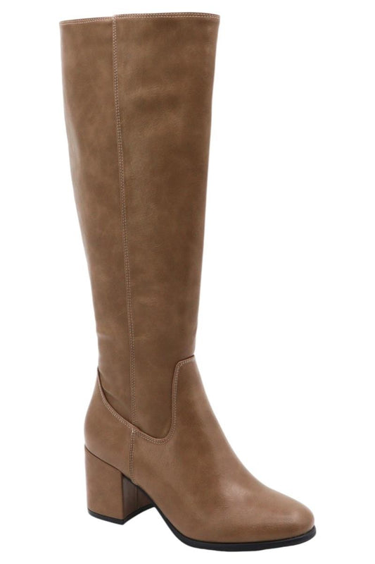 Taupe Better Believe It Knee High Boots