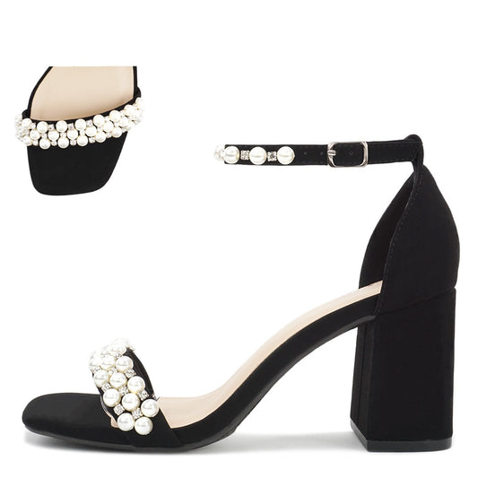 Black Pearl & Poise Heels